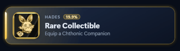 An unlock popup drawn in the gold style